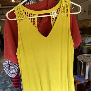 Old Navy Mini Gauze and Macrame Dress